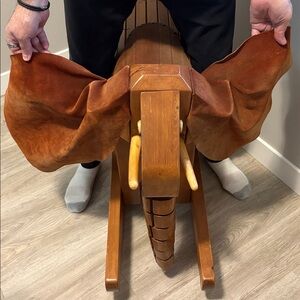 Wooden Elephant Rocking Toy